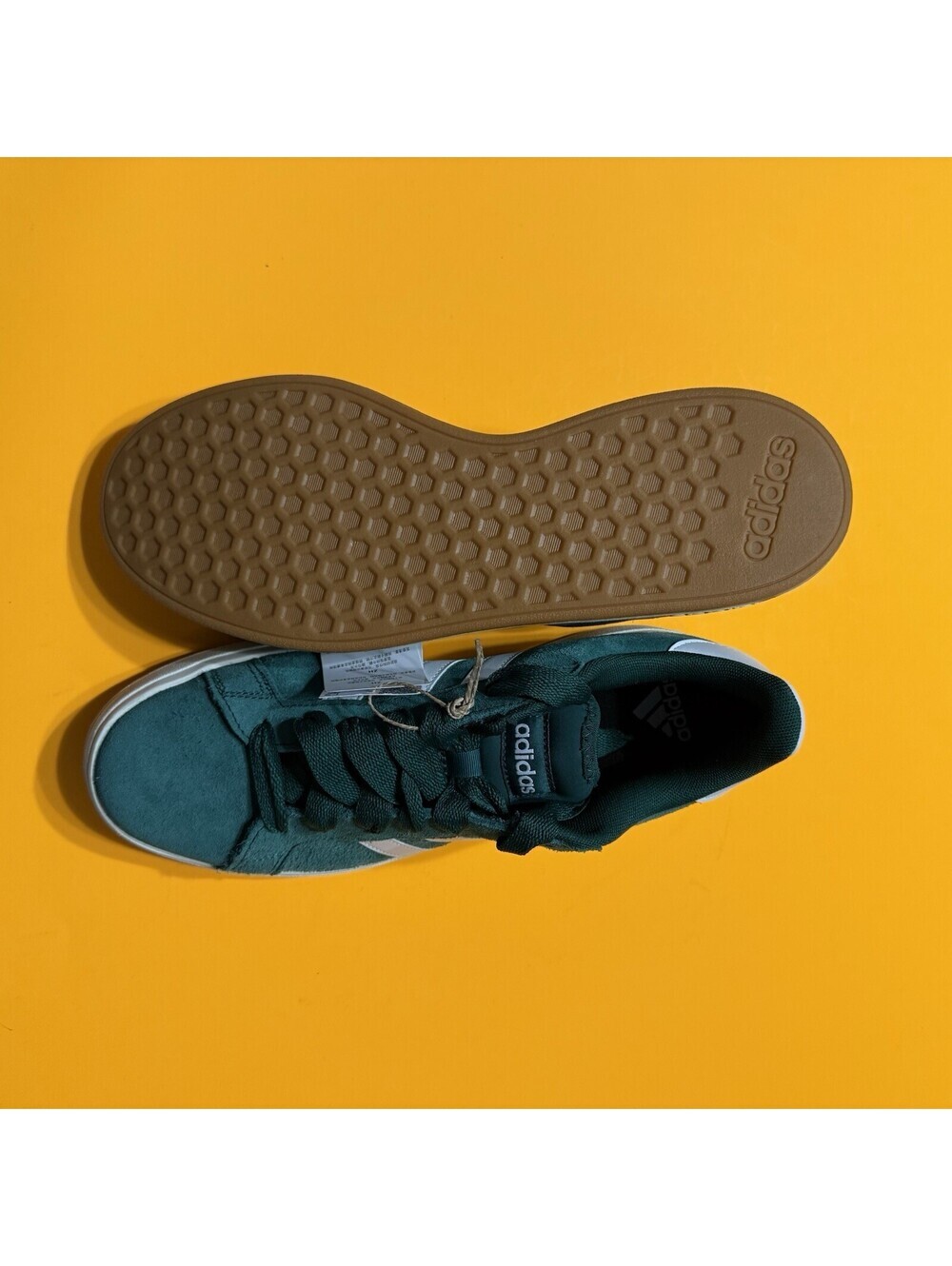 Adidas Grand Court Base 00s Collegiate Green Shoes Sneakers IH6187 Men’s 10 - Picture 5 of 7